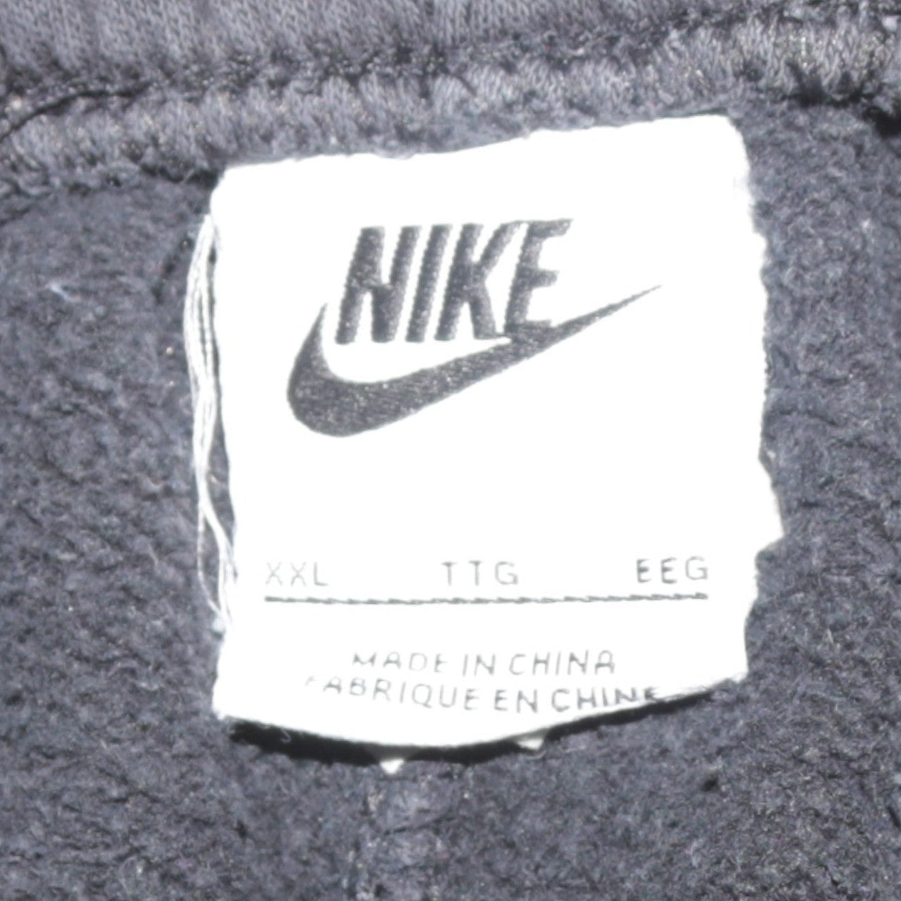 Mens UK Size 2XL Nike Regular Fit Jogger Black Trousers