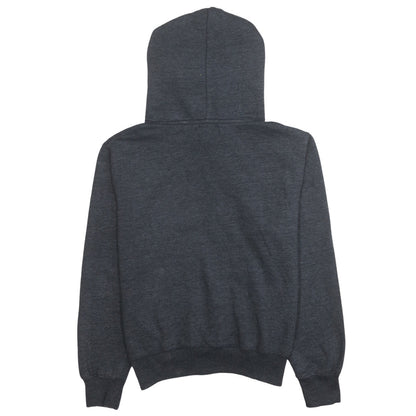 Pull&Bear Women's Charcoal Grey Pullover Hoodie Size S