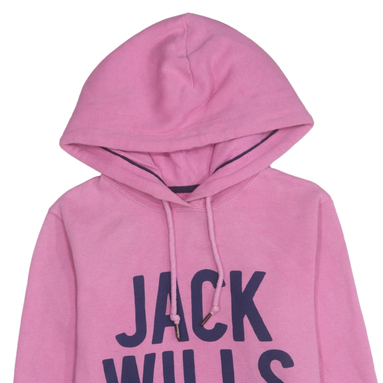 Womens UK Size 10 Jack Wills Pink Pullover Hoodie