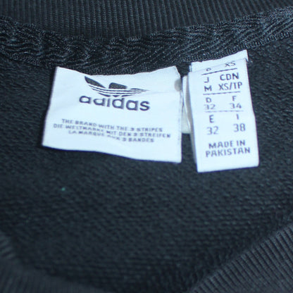 Womens UK Size XS adidas Black Pullover Sweatshirt