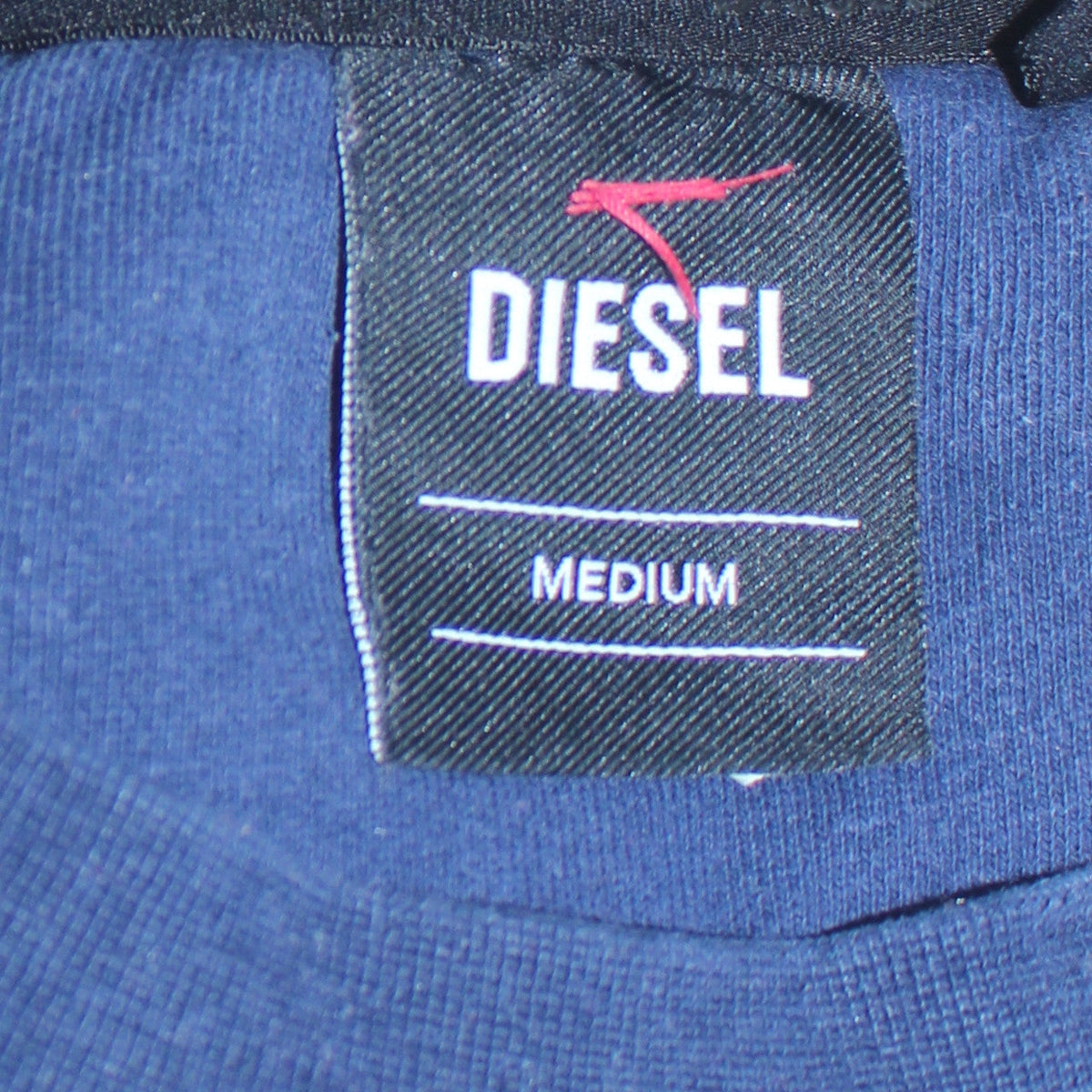 Mens UK Size M Diesel Blue Pullover Sweatshirt
