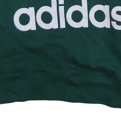 Womens UK Size 10 adidas Green Pullover Hoodie