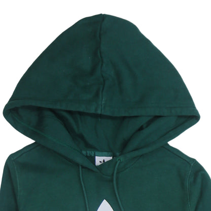 Womens UK Size 10 adidas Green Pullover Hoodie