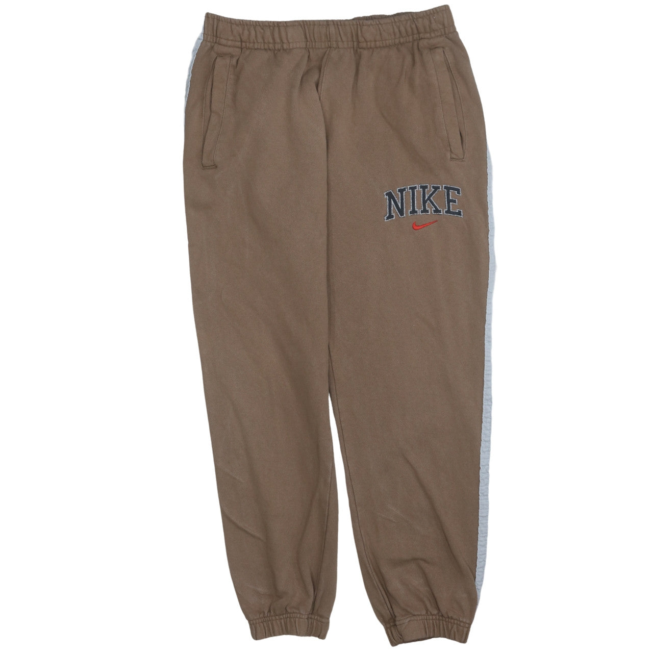 Mens UK Size M Nike Regular Fit Jogger Brown Trousers