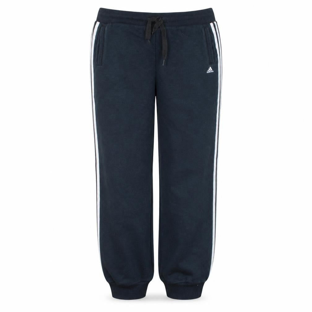 Front view of Adidas Women Black Essentials Jogger Sweatpants, size 10