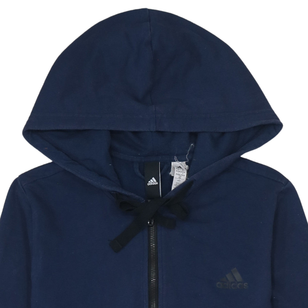 Womens UK Size M adidas Blue Full Zip Hoodie