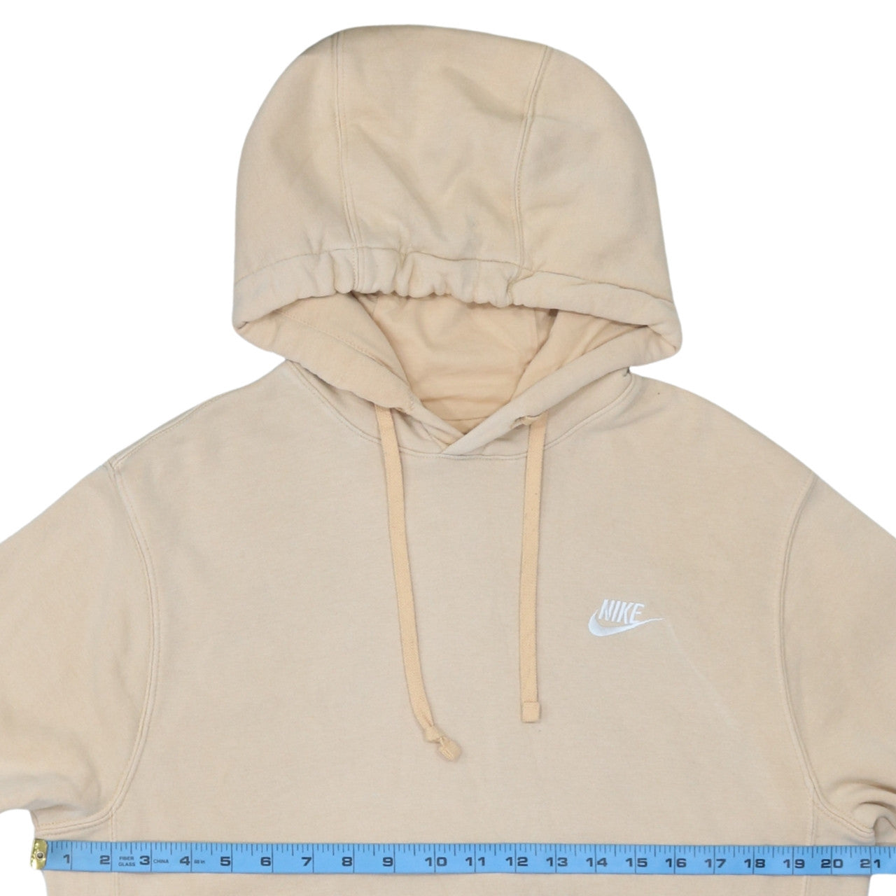 Mens UK Size S Nike Beige Pullover Hoodie