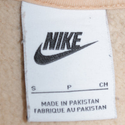 Mens UK Size S Nike Beige Pullover Hoodie