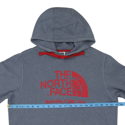 Mens UK Size M The North Face Blue Pullover Hoodie