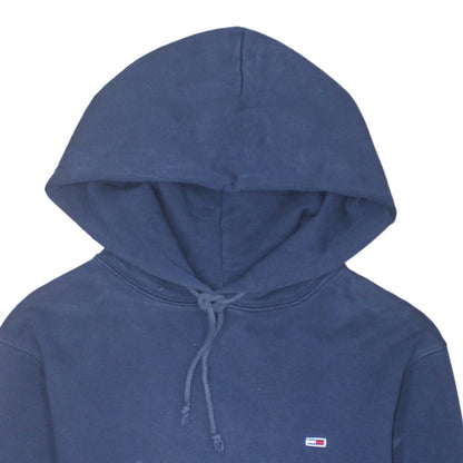 Womens UK Size M Tommy Jeans Blue Pullover Hoodie