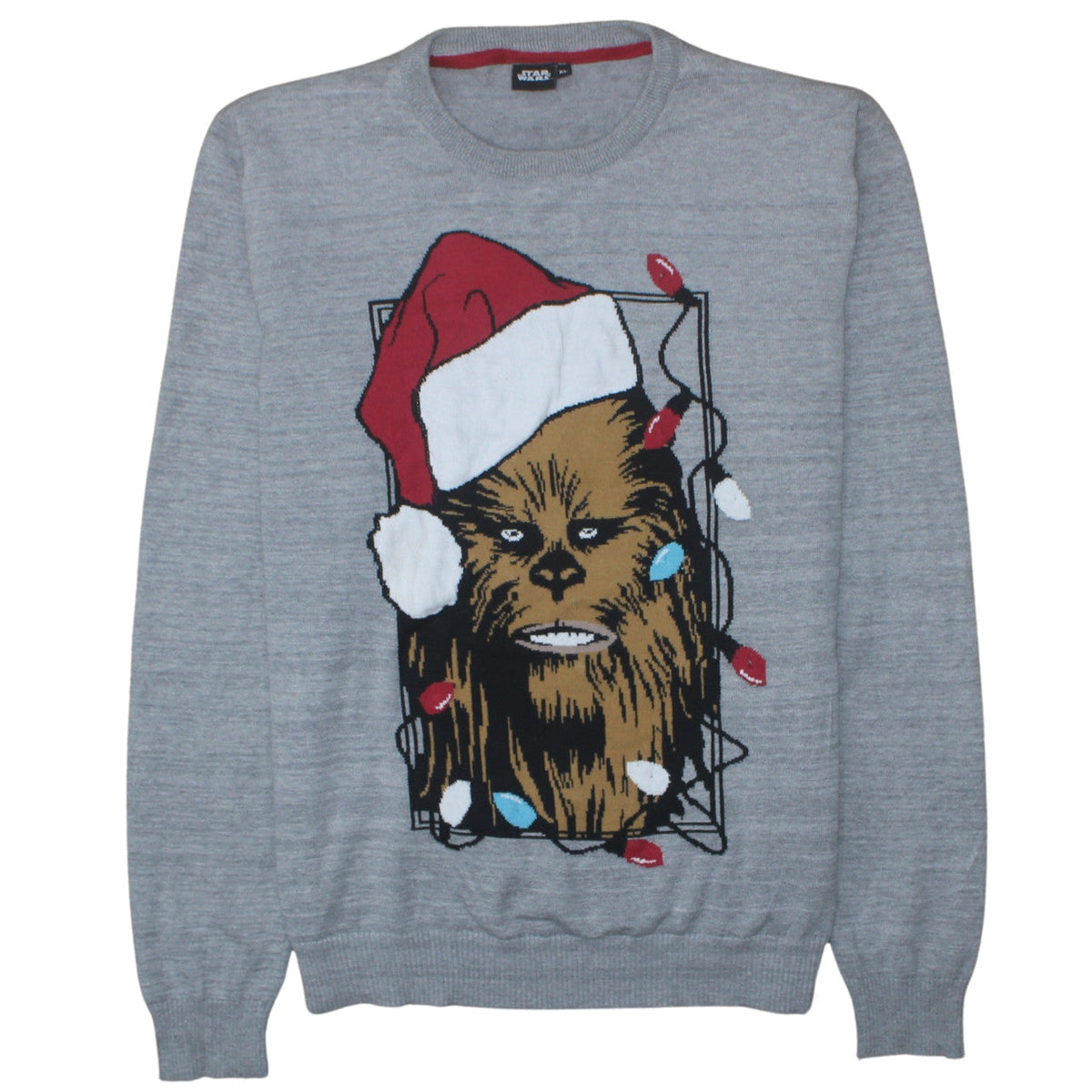 Mens UK Size XL Star Wars Grey Pullover Jumper