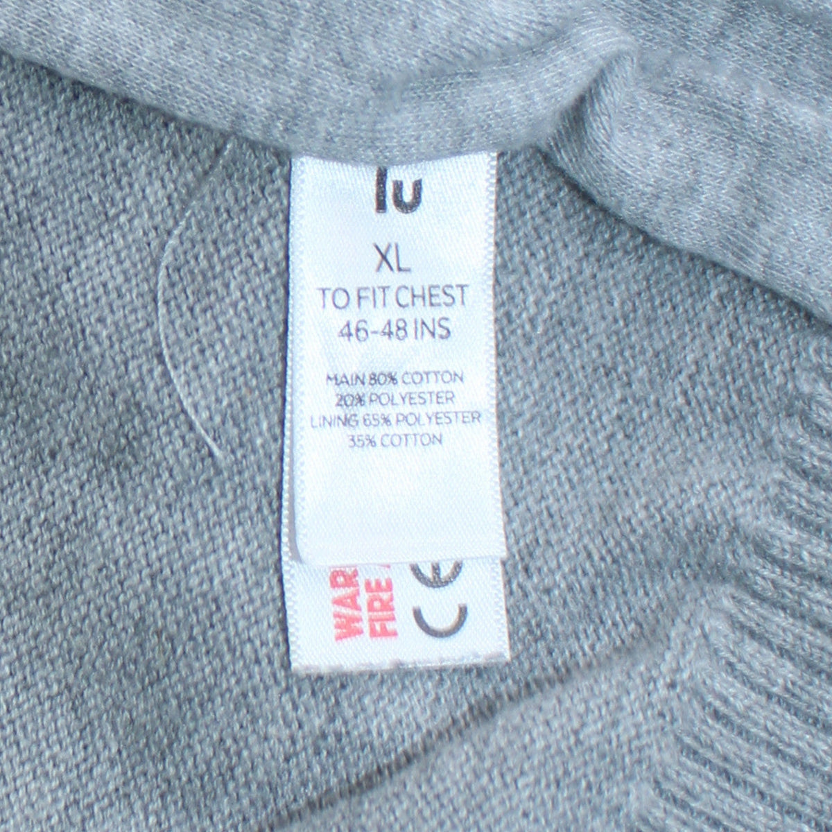 Mens UK Size XL Star Wars Grey Pullover Jumper