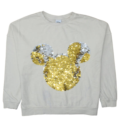 Womens UK Size 18 Disney Beige Pullover Sweatshirt