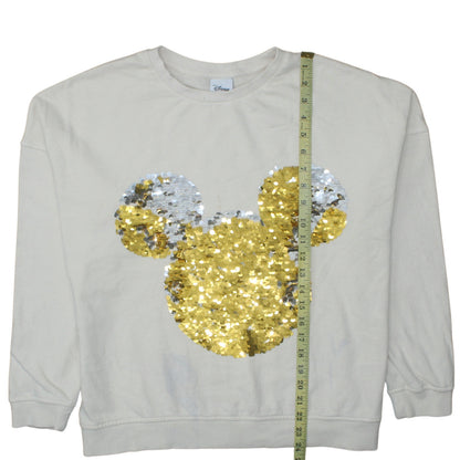 Womens UK Size 18 Disney Beige Pullover Sweatshirt