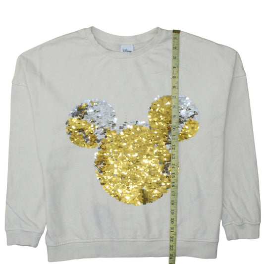 Womens UK Size 18 Disney Beige Pullover Sweatshirt
