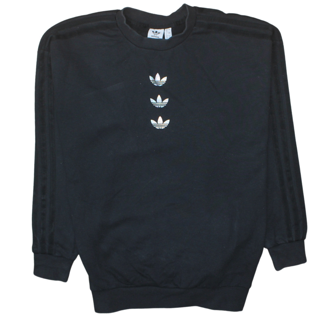 Womens UK Size 8 adidas Black Pullover Sweatshirt