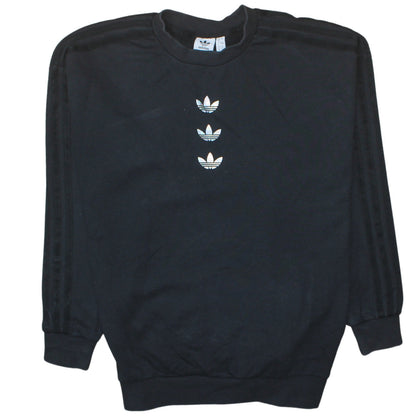 Womens UK Size 8 adidas Black Pullover Sweatshirt