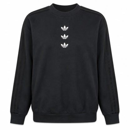 Womens UK Size 8 adidas Black Pullover Sweatshirt