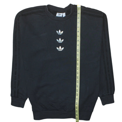 Womens UK Size 8 adidas Black Pullover Sweatshirt