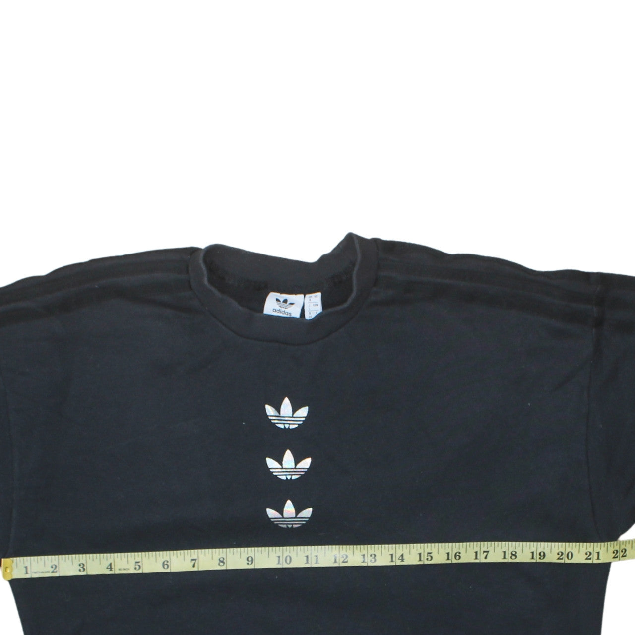 Womens UK Size 8 adidas Black Pullover Sweatshirt