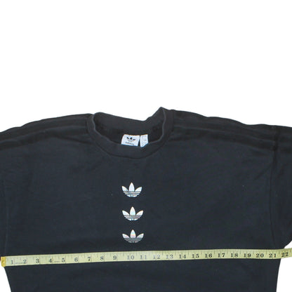 Womens UK Size 8 adidas Black Pullover Sweatshirt