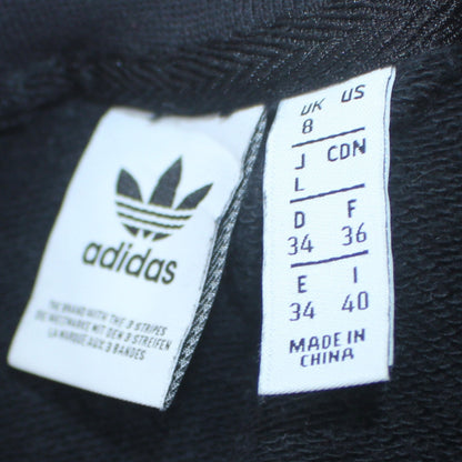 Womens UK Size 8 adidas Black Pullover Sweatshirt
