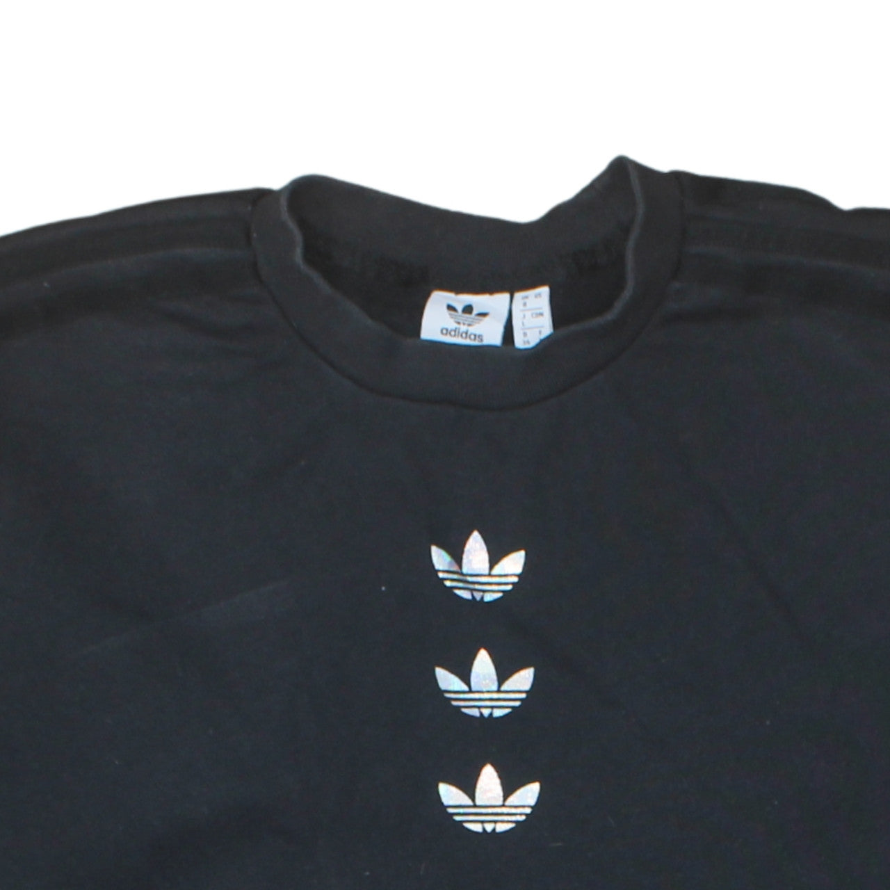 Womens UK Size 8 adidas Black Pullover Sweatshirt