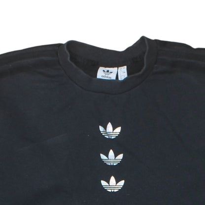 Womens UK Size 8 adidas Black Pullover Sweatshirt