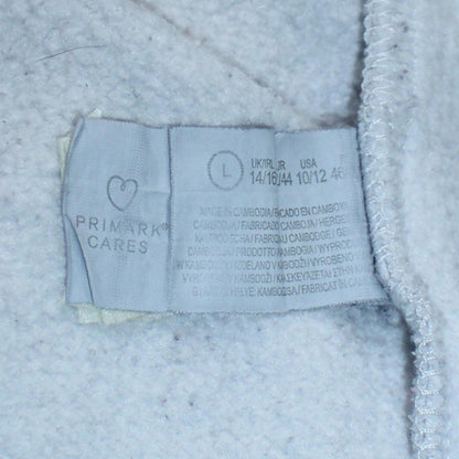 Womens UK Size L Primark Grey Pullover Sweatshirt