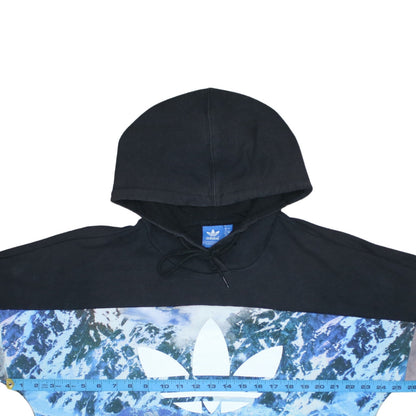 Womens UK Size 12 adidas Multicoloured Pullover Hoodie