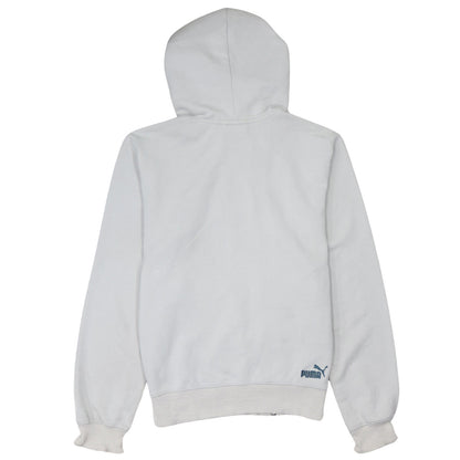 Mens UK Size S PUMA White Full Zip Hoodie
