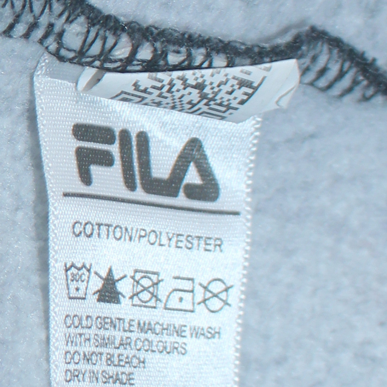 Womens UK Size 14 FILA Blue Full Zip Hoodie