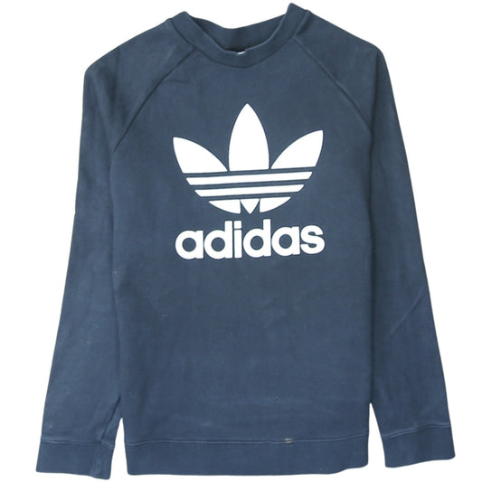 Womens UK Size 14 adidas Blue Pullover Sweatshirt