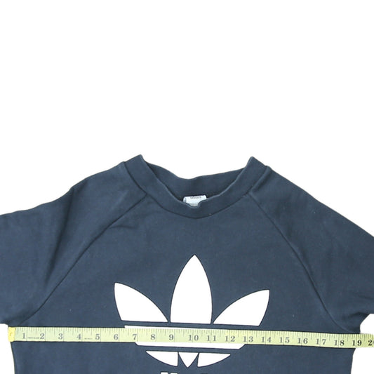 Womens UK Size 14 adidas Blue Pullover Sweatshirt
