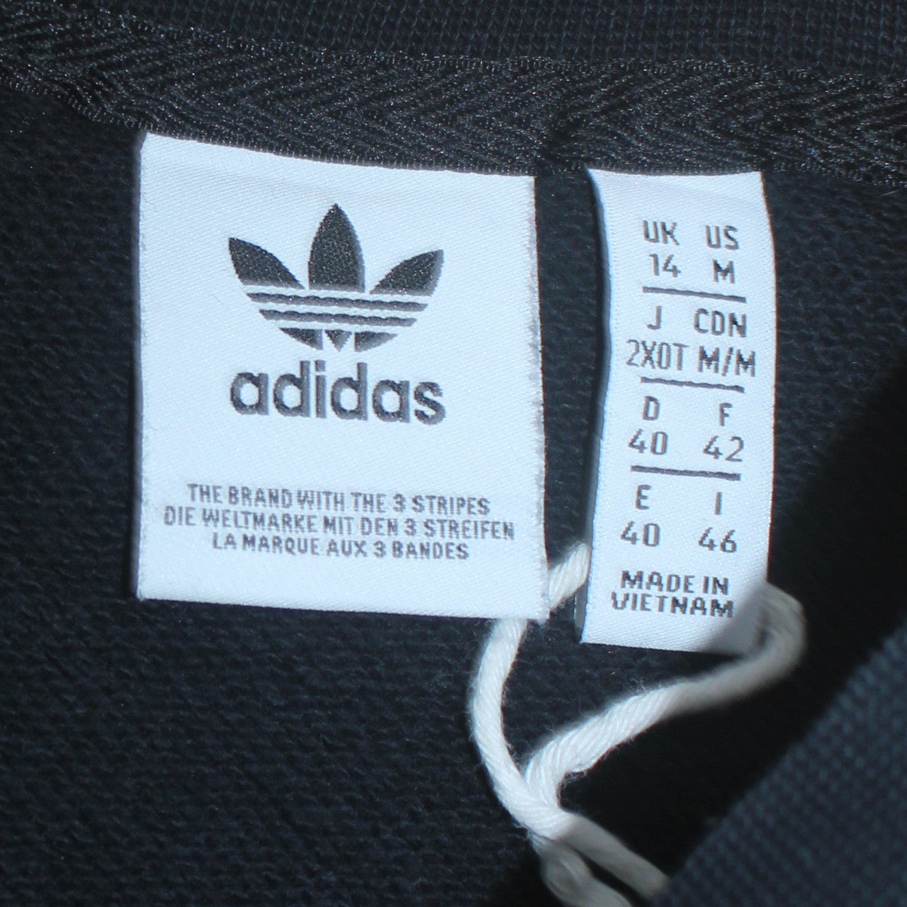 Womens UK Size 14 adidas Blue Pullover Sweatshirt