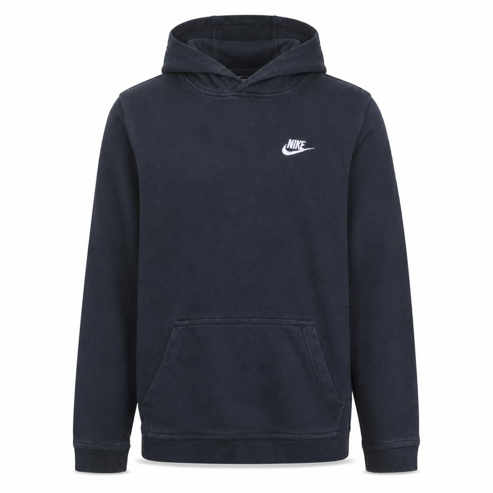 Nike Boys Black XL Pullover Hoodie with Embroidered Logo