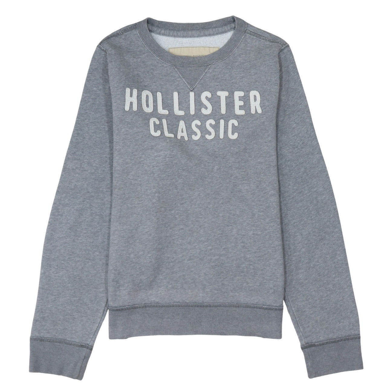 Womens UK Size XL Hollister Grey Pullover Sweatshirt