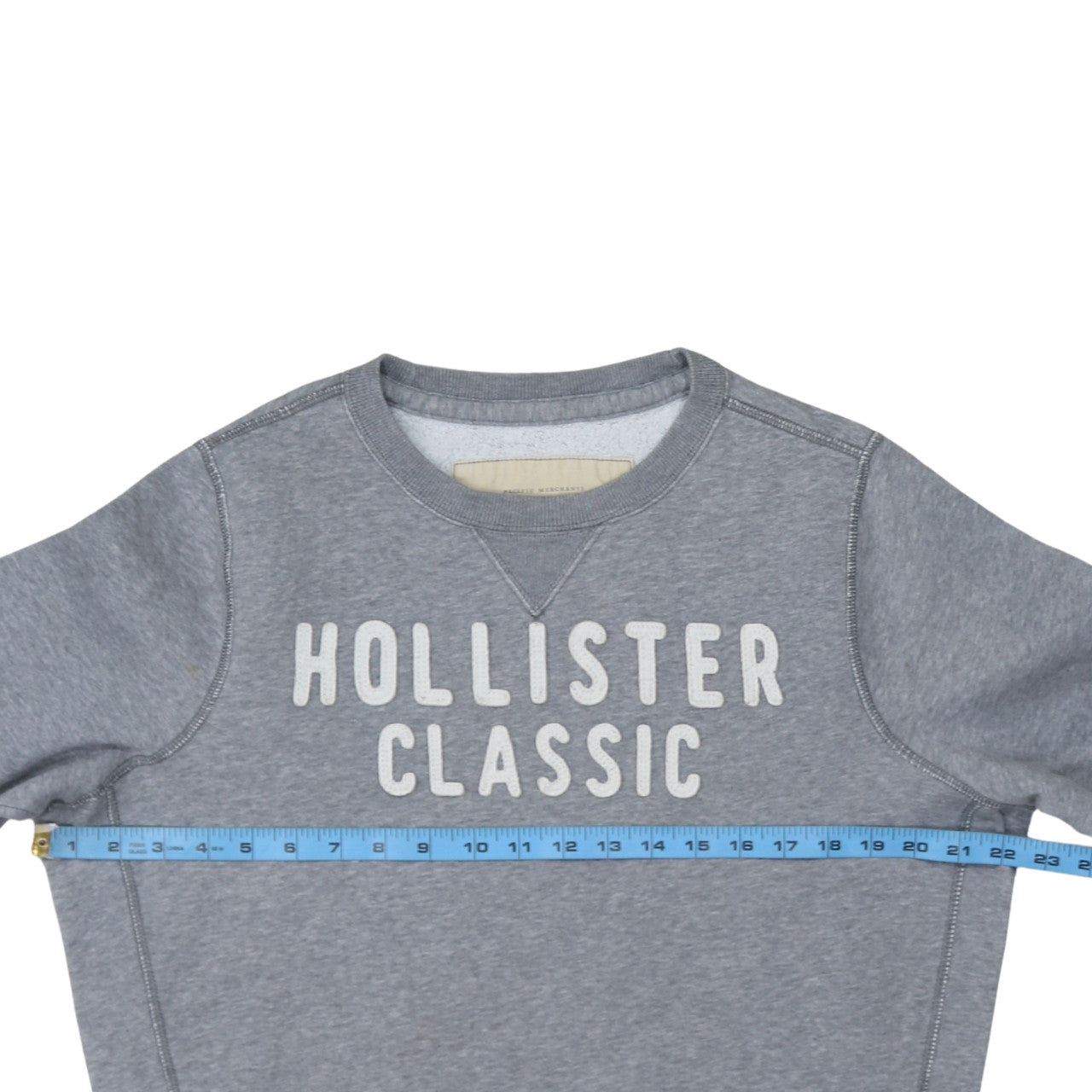 Womens UK Size XL Hollister Grey Pullover Sweatshirt