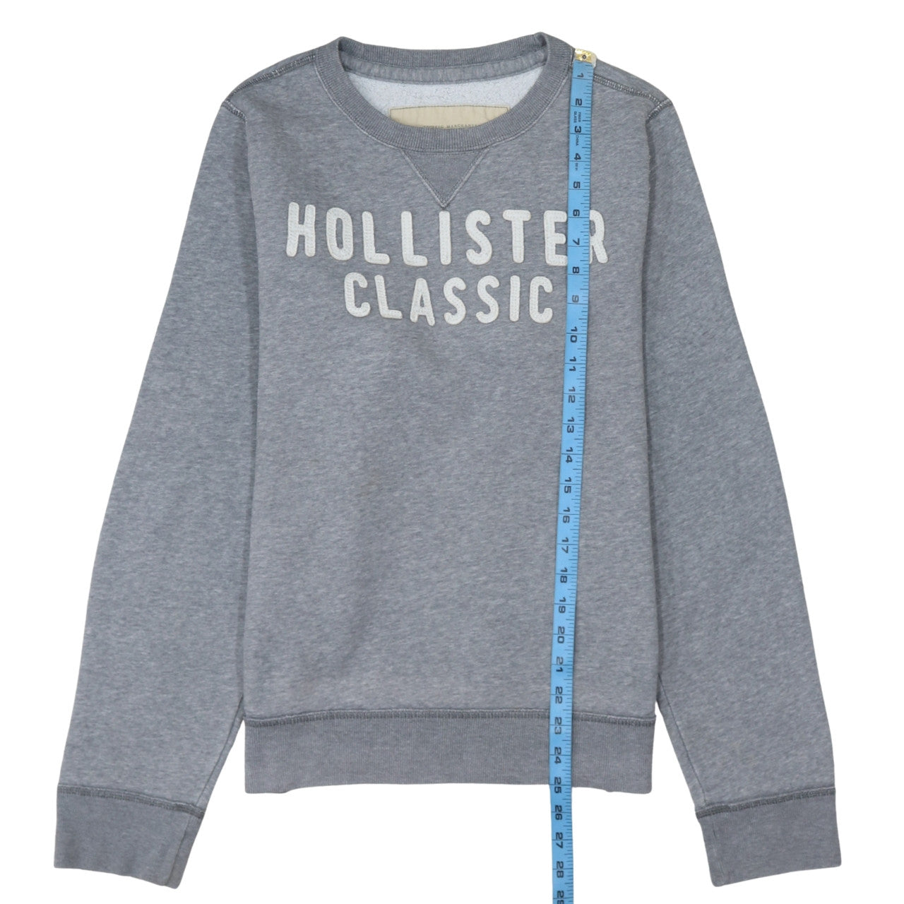 Womens UK Size XL Hollister Grey Pullover Sweatshirt