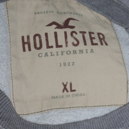 Womens UK Size XL Hollister Grey Pullover Sweatshirt