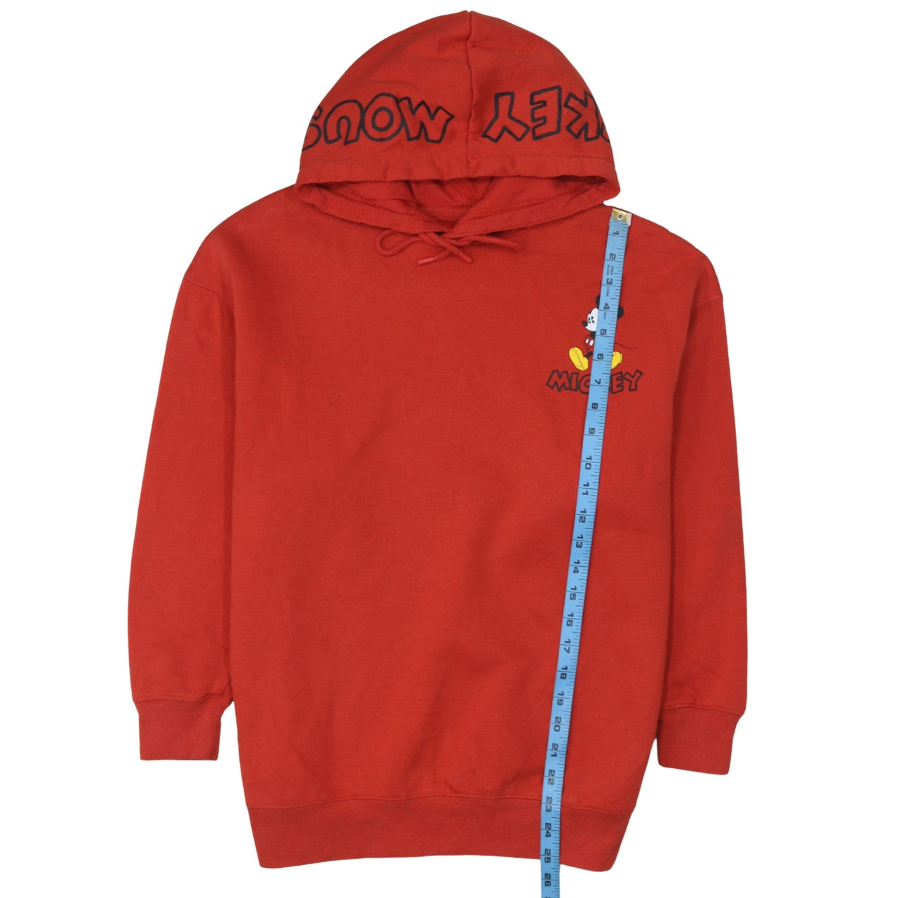 Womens UK Size XS Disney Red Pullover Hoodie