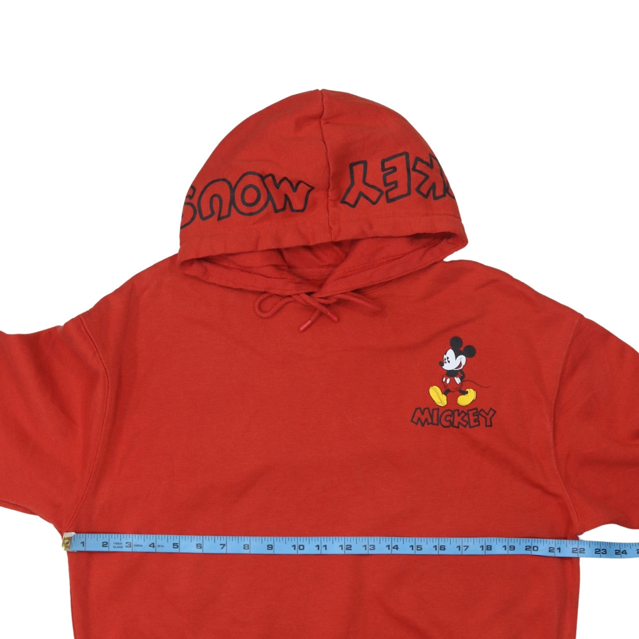 Womens UK Size XS Disney Red Pullover Hoodie