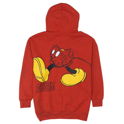 Womens UK Size XS Disney Red Pullover Hoodie
