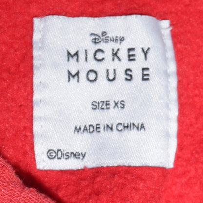 Womens UK Size XS Disney Red Pullover Hoodie