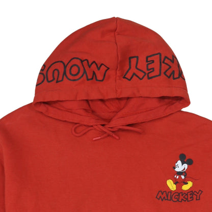 Womens UK Size XS Disney Red Pullover Hoodie
