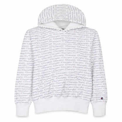 Womens UK Size S Champion White Pullover Hoodie