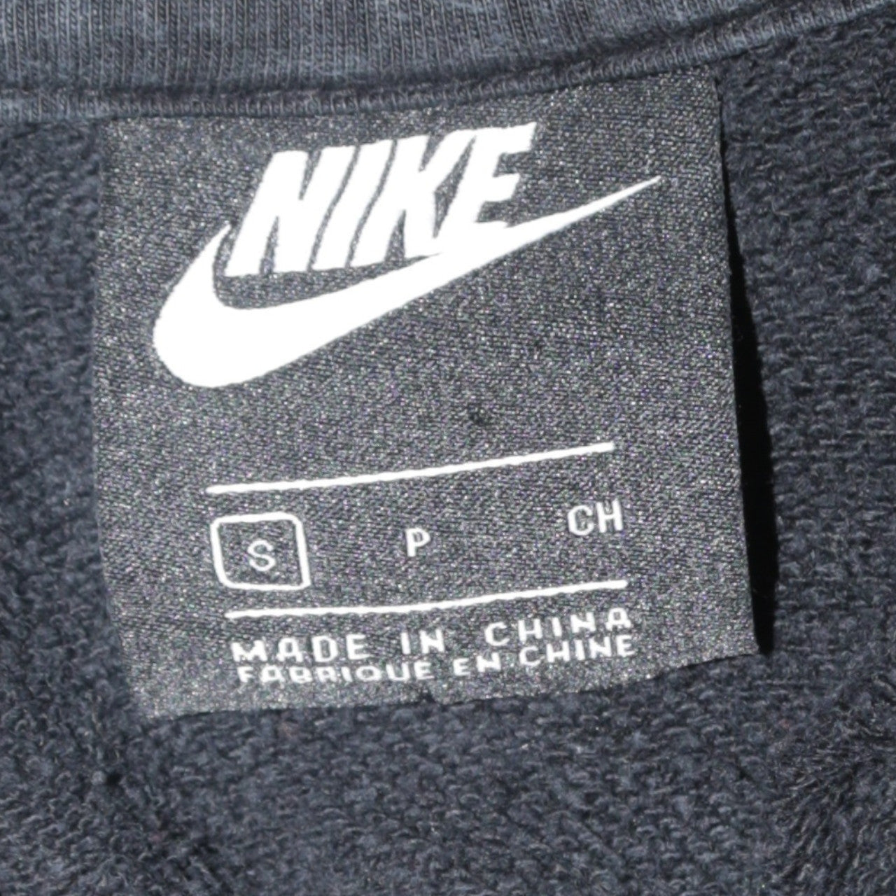 Mens UK Size S Nike Black Pullover Hoodie