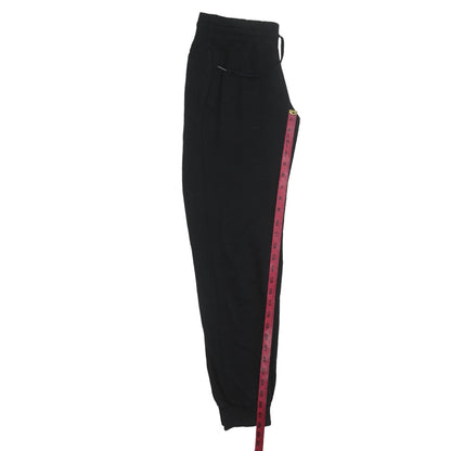 adidas Womens Black Jogger Sweatpants S Regular Fit Fleece Activewear