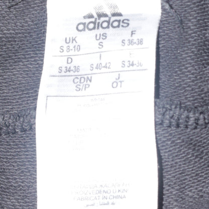 adidas Womens Black Jogger Sweatpants S Regular Fit Fleece Activewear