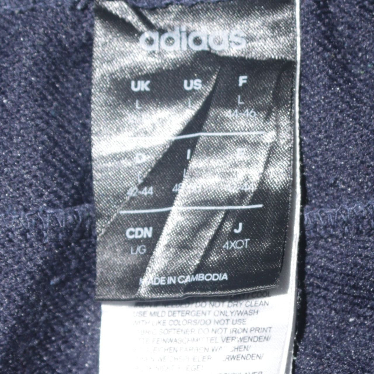 Womens UK Size L adidas Regular Fit Jogger Black Trousers